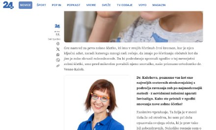Članek na 24ur.si o družini Kaloh