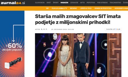 Članek v Žurnalu24 o družini Kaloh